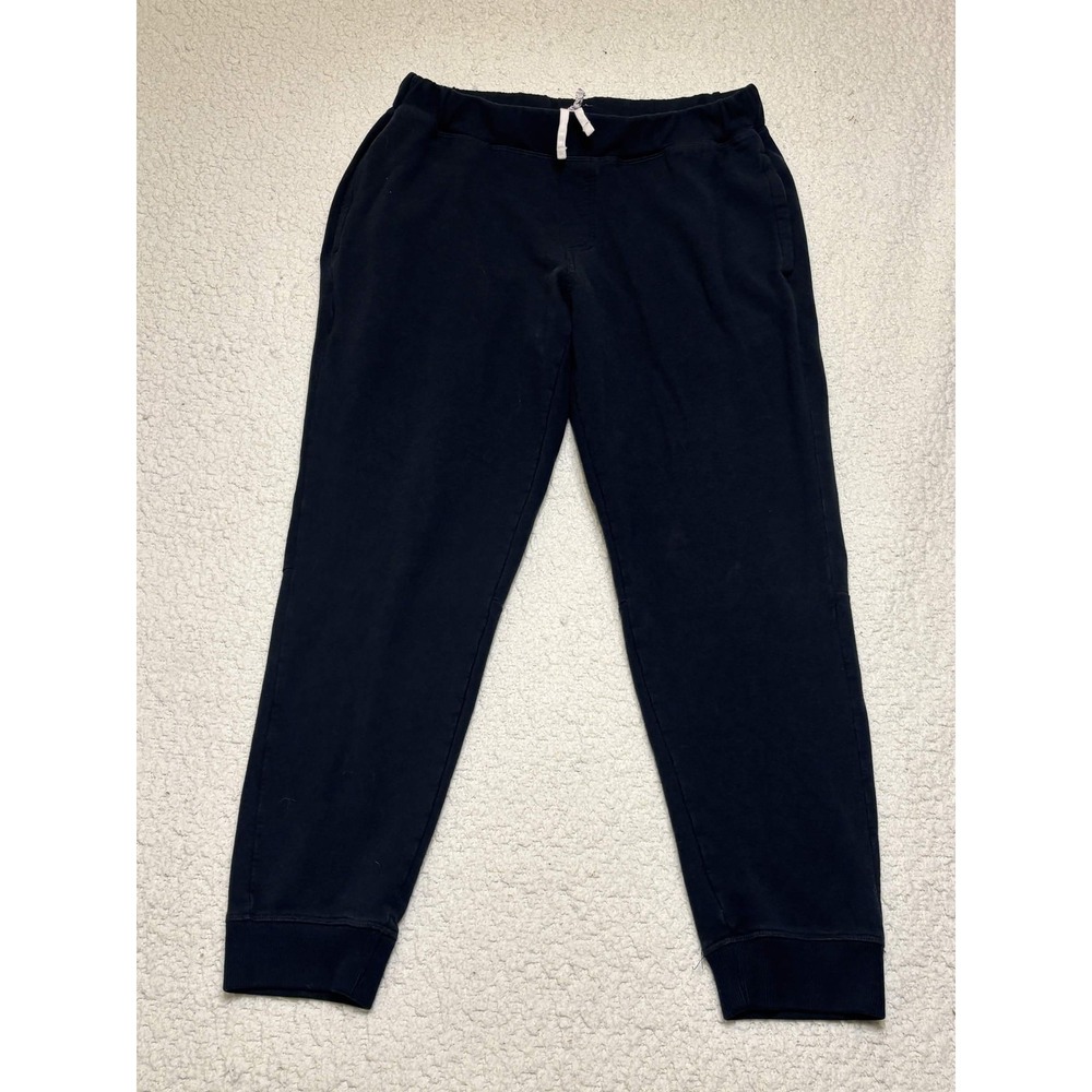 Travismathew Mens Pants Size M Sweatpants Black Solid Joggers Lounge Pants